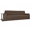 Диван прямой Атлантида Рогожка Коричневый