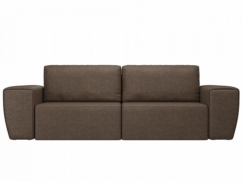 

Прямой диван Беккер Рогожка Коричневый