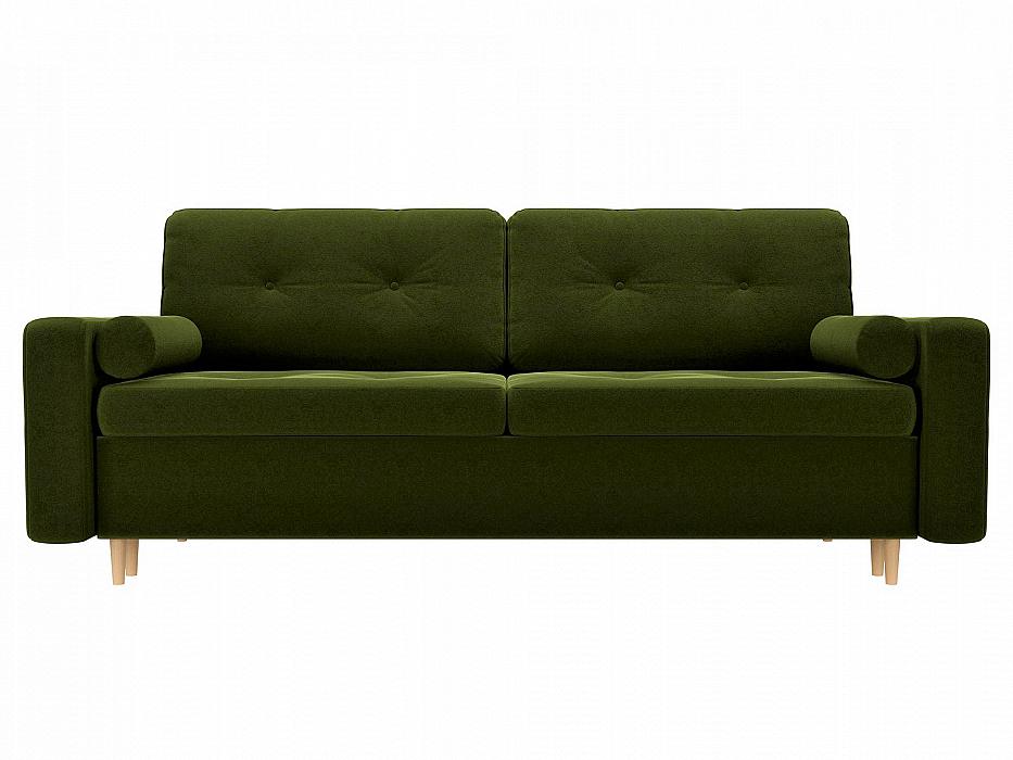 матрас для шезлонга 2 х секционный удачная мебель 1041 518 120х470х60 зелёный Диван прямой Белфас Микровельвет Зелёный