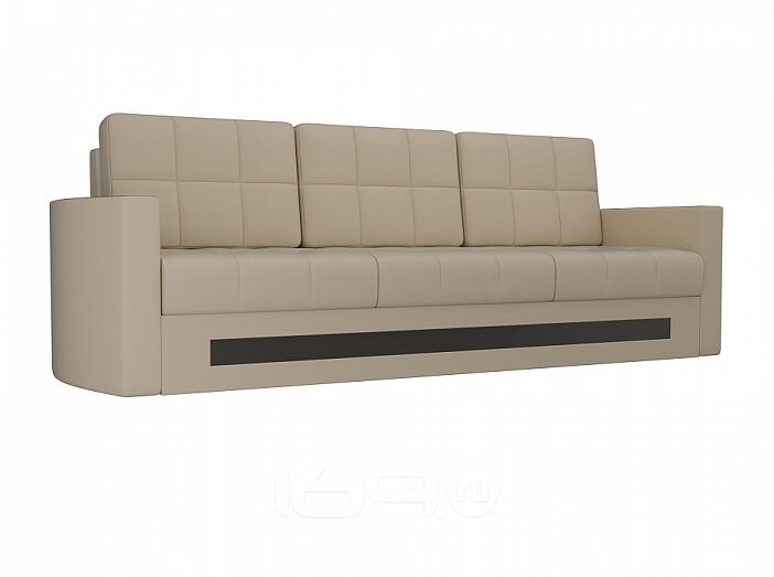 Диван прямой Белла Экокожа Бежевый