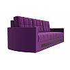 Диван прямой Белла Микровельвет Фиолетовый