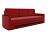 Диван прямой Белла Микровельвет Красный
