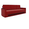 Диван прямой Белла Микровельвет Красный
