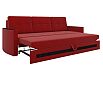 Диван прямой Белла Микровельвет Красный