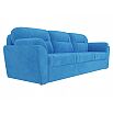 Диван прямой Бостон Велюр Голубой 