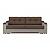 Диван прямой Браун Рогожка Коричневый Бежевый