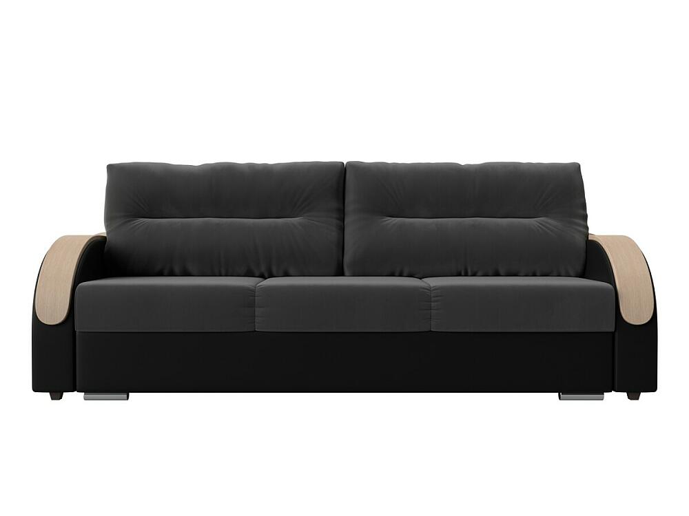 

Прямой диван Дарси Велюр Серый/Черный