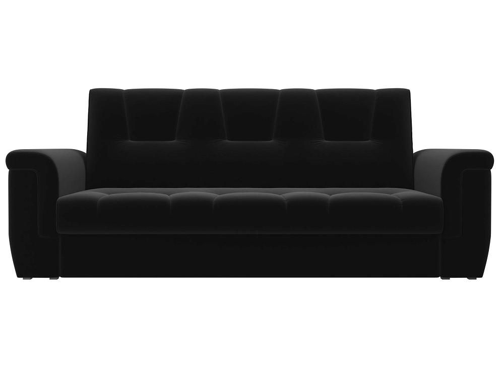 Прямой диван Эллиот   Микровельвет Чёрный кресло для геймеров gigabyte gp agc300 v2 чёрный оранжевый