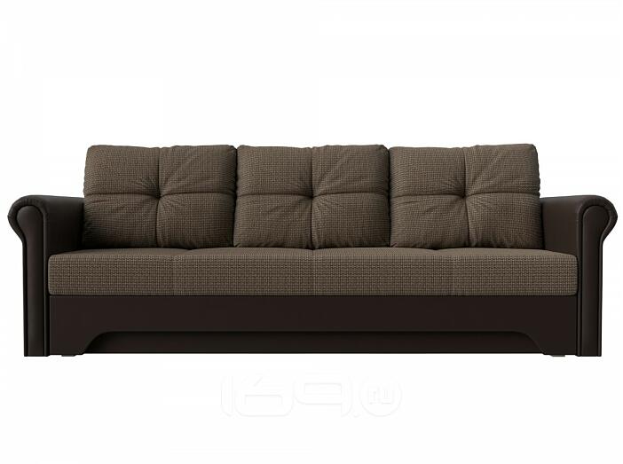 Диван прямой Европа Корфу Коричневый Экокожа Коричневый
