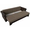 Диван прямой Европа Корфу Коричневый Экокожа Коричневый