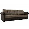 Диван прямой Европа Корфу Коричневый Экокожа Коричневый