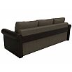 Диван прямой Европа Корфу Коричневый Экокожа Коричневый