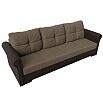 Диван прямой Европа Корфу Коричневый Экокожа Коричневый