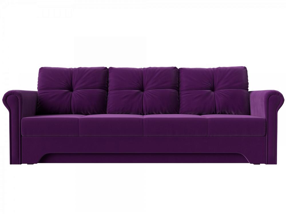 Диван прямой Европа Микровельвет Фиолетовый диван прямой европа велюр бирюзовый
