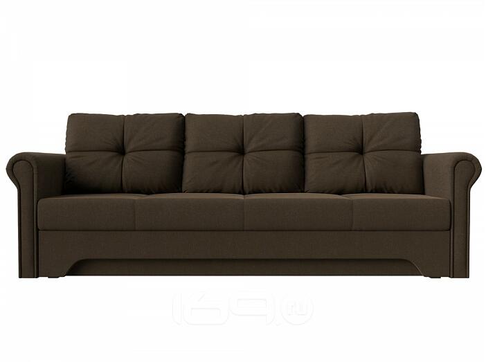 Диван прямой Европа Рогожка Коричневый