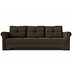 Диван прямой Европа Рогожка Коричневый