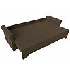 Диван прямой Европа Рогожка Коричневый