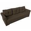 Диван прямой Европа Рогожка Коричневый