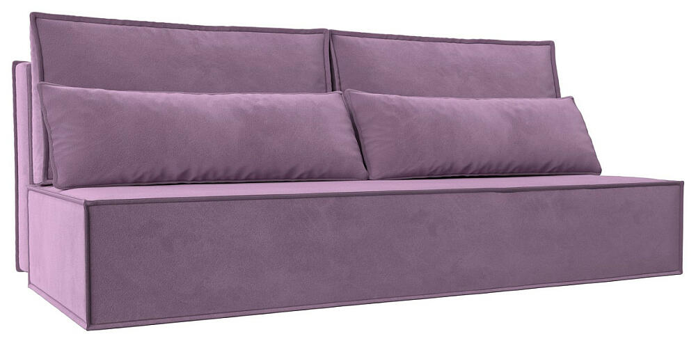 Прямой диван Фабио Лайт Микровельвет Сиреневый 31999₽
