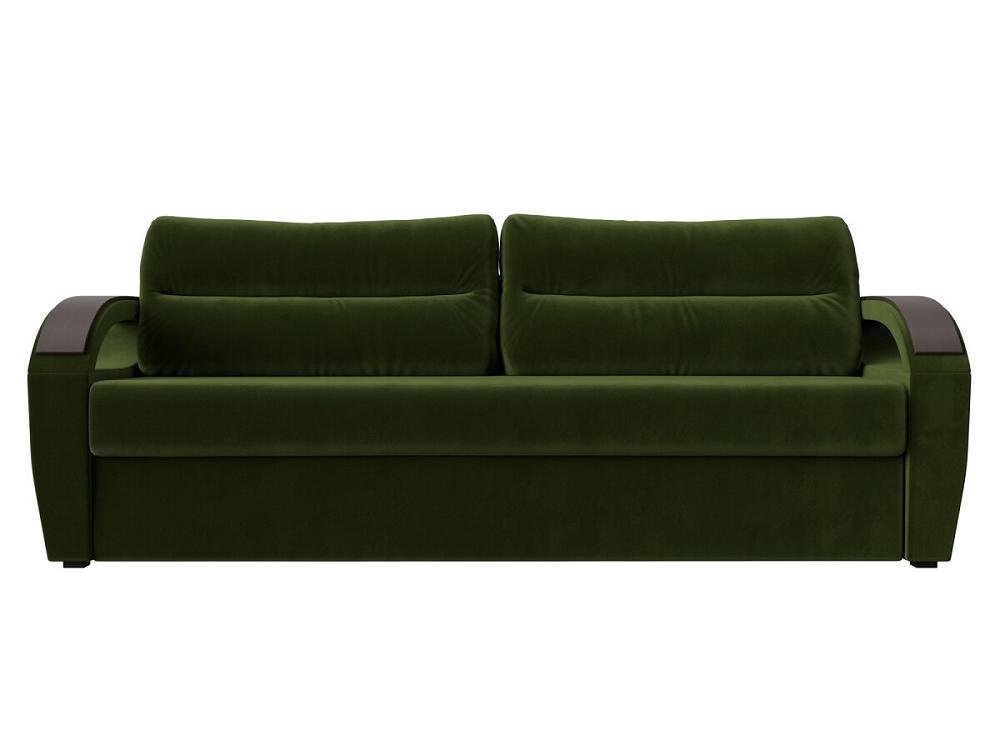 Прямой диван Форсайт Микровельвет Зеленый угловой диван стингер стальной велюр с баром левый независимый пружинный блок