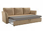 Диван прямой Гесен Микровельвет Бежевый