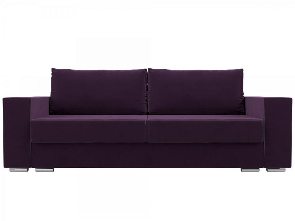 Прямой диван Исланд    Велюр Фиолетовый кресло для геймеров karnox hero genie edition фиолетовый белый