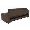 Прямой диван Итон   Рогожка Коричневый