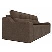 Прямой диван Итон   Рогожка Коричневый