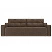 Прямой диван Итон   Рогожка Коричневый