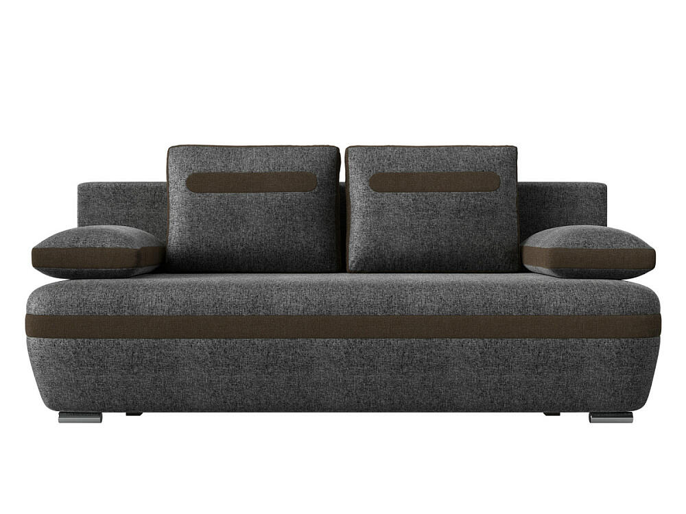 

Диван прямой Каир Рогожка Серый Коричневый, Серый/коричневый;коричневый