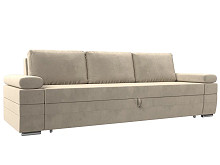 

Прямой диван Канкун Полностью Микровельвет Бежевый