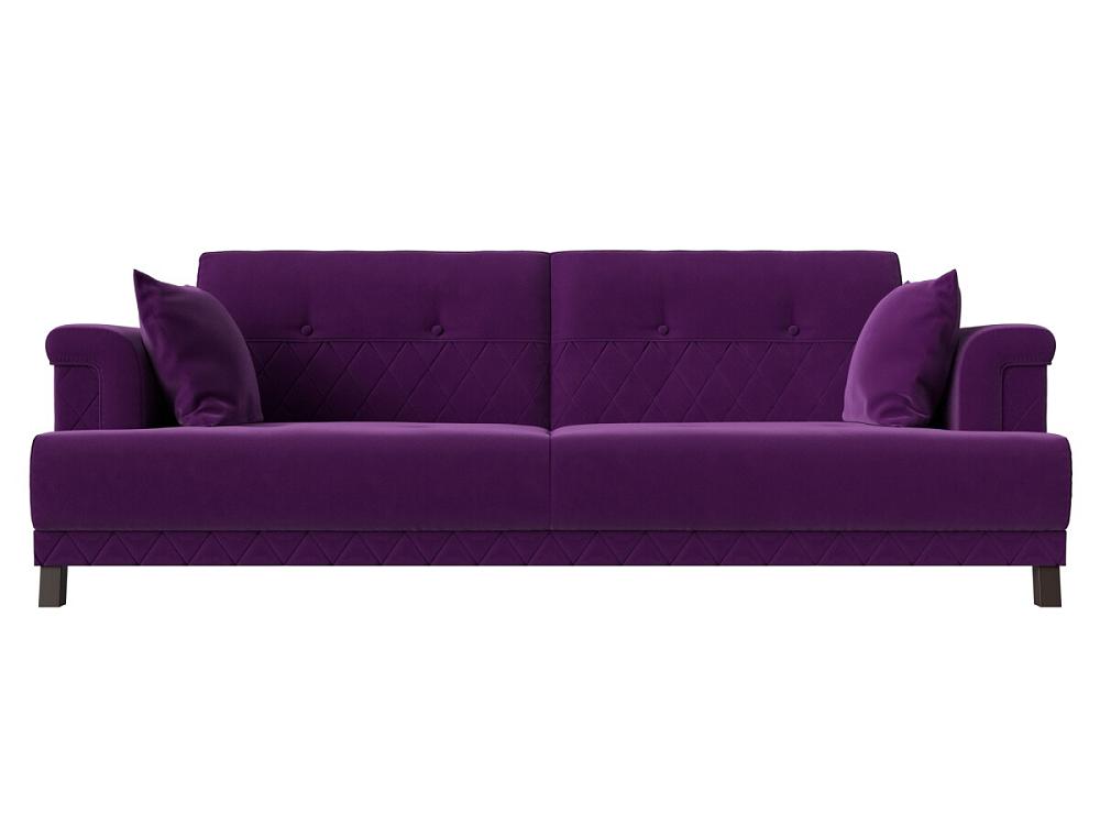 Прямой диван книжка Орлеан Микровельвет Фиолетовый мягкая книжка бортик на кроватку
