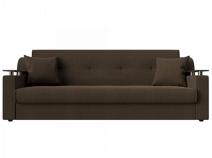 Диван прямой Книжка Сенатор Рогожка Коричневый