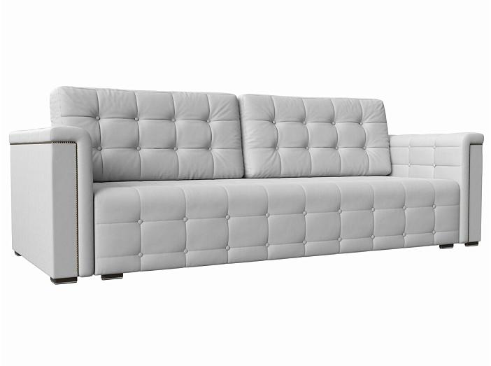 Прямой диван Лига-002 Экокожа Белый
