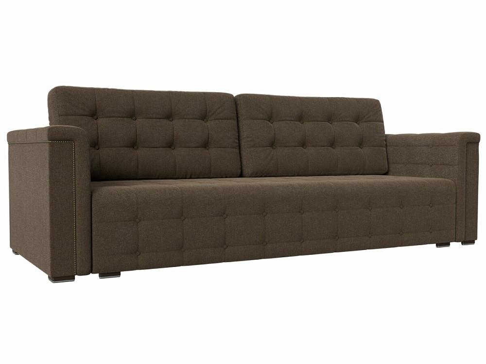 Прямой диван Лига-002 Рогожка Коричневый кровать europa 160x200 рогожка основание