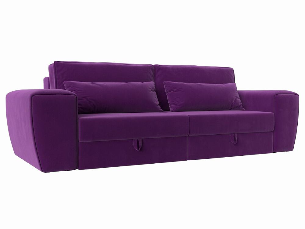 Прямой диван Лига-008 Микровельвет Фиолетовый кпб мозаика фиолетовый р 1 5 сп