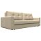 Прямой диван Лига-031 Экокожа Бежевый