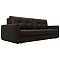Прямой диван Лига-031 Экокожа Коричневый