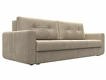 

Прямой диван Лига-031 Велюр Бежевый