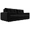 Прямой диван Лига-031 Велюр Чёрный Прямой диван Лига-031 Велюр Чёрный