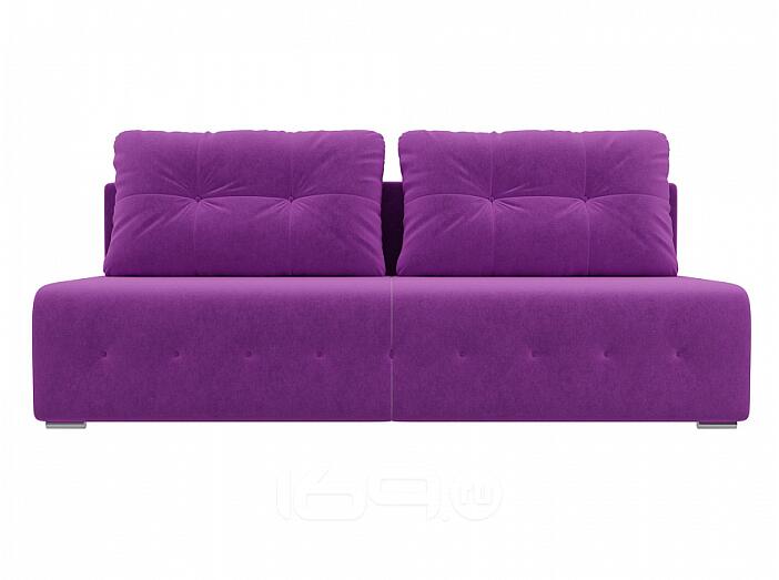 Диван прямой Лондон Микровельвет Фиолетовый