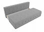 Диван прямой Лондон Рогожка Серый