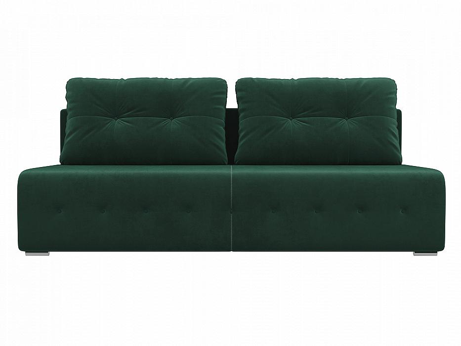 Диван прямой Лондон Велюр Зеленый кровать интерьерная лотос микровельвет зеленый