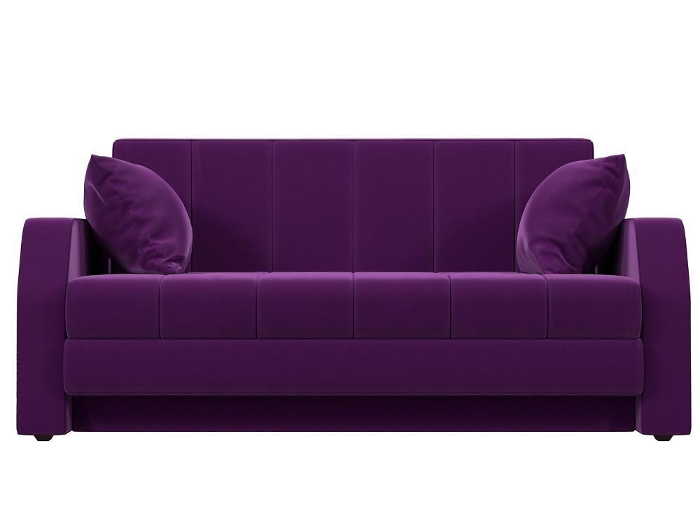 Диван прямой Малютка Микровельвет Фиолетовый кровать интерьерная афина микровельвет фиолетовый 160х200