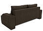Диван прямой Николь Микровельвет Коричневый