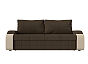 Диван прямой Николь Микровельвет Коричневый
