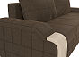 Диван прямой Николь Микровельвет Коричневый