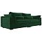 Прямой диван Пекин Велюр Зеленый