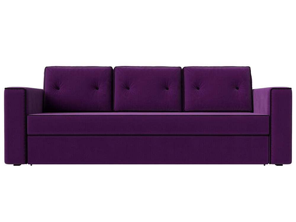 Диван прямой Принстон Микровельвет Фиолетовый кровать интерьерная афина микровельвет фиолетовый 160х200