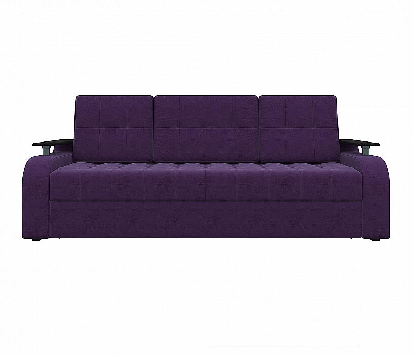 

Прямой диван Ричард Микровельвет Фиолетовый